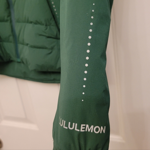 Lululemon Down For it All Everglade Green Jacket - discontinued color - Picture 3 of 6
